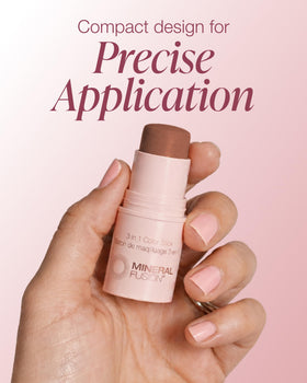 Mineral Fusion 3-in-1 Color Stick on eyes with shimmer
