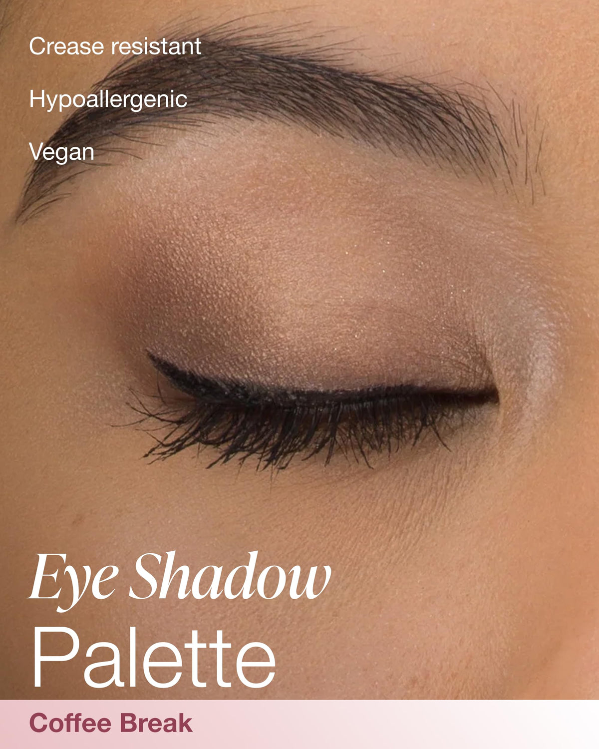 Mineral Fusion Coffee Break palette closeup of four shades for cohesive color stories