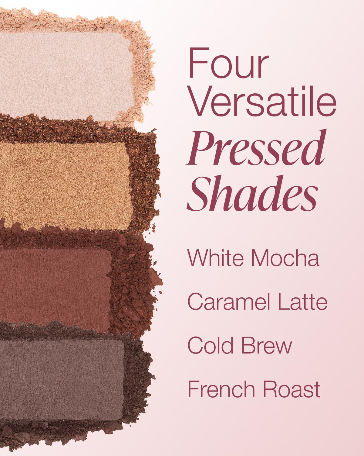 Mineral Fusion Coffee Break swatches deep smoky brown for bold evening looks