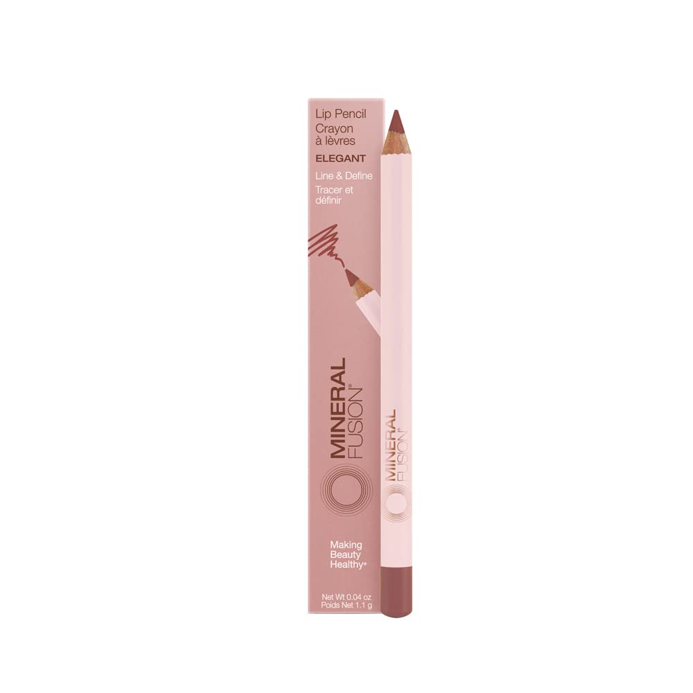 Mineral Fusion Elegant Lip Pencil glides on smoothly for precise definition.