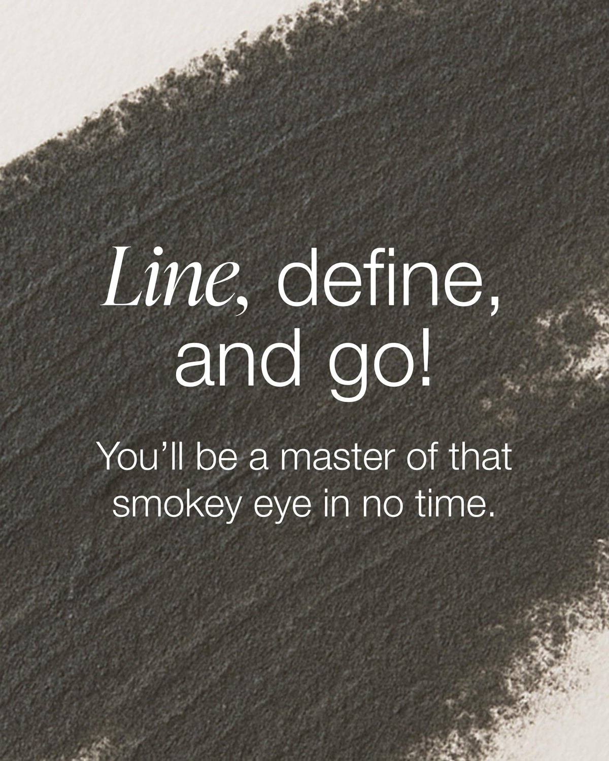 Mineral Fusion Eye Pencil Grey Volcanic; close-up reveals rich mineral color.