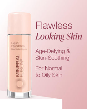 Mineral Fusion foundation pump bottle ready for fast, mess-free routine.