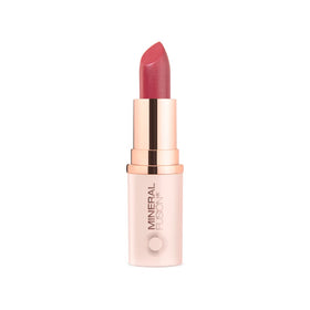Mineral Fusion Lipstick Intensity closeup highlights creamy texture and rich pigment.