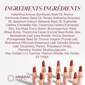 Mineral Fusion Lipstick Passion Punch look on lips for everyday wear
