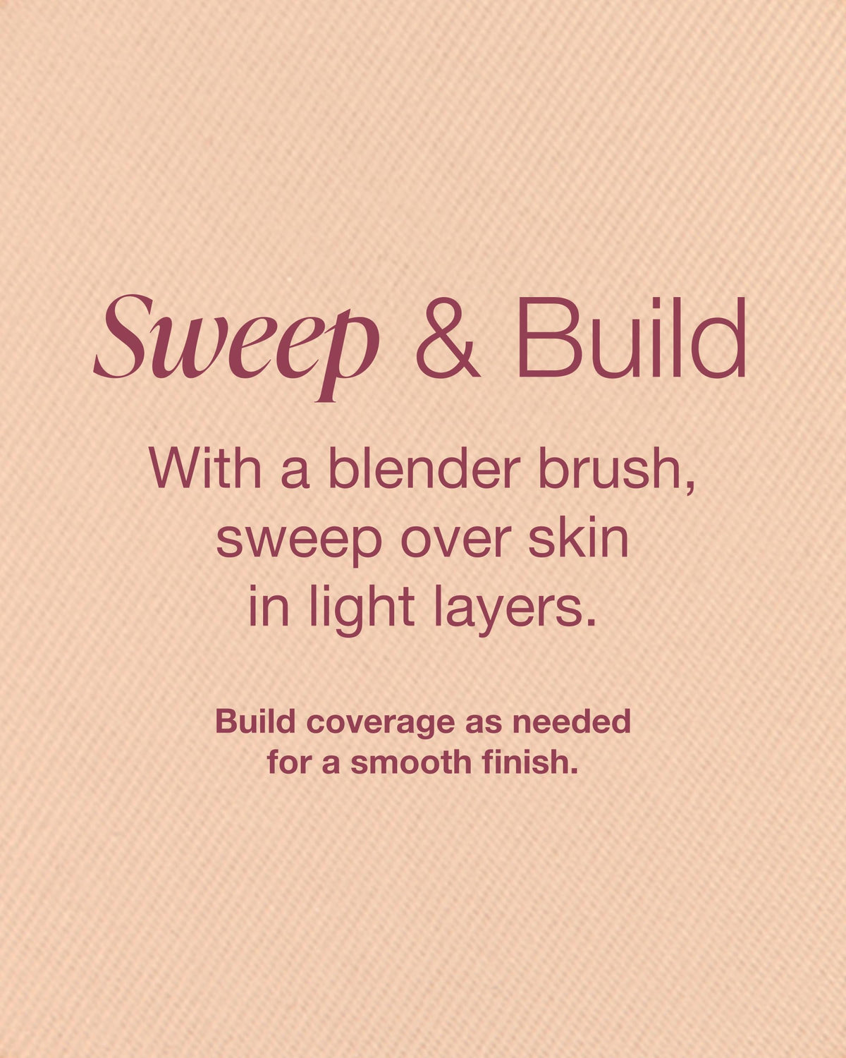 Application demo of Mineral Fusion pressed powder with a brush for buildable coverage.