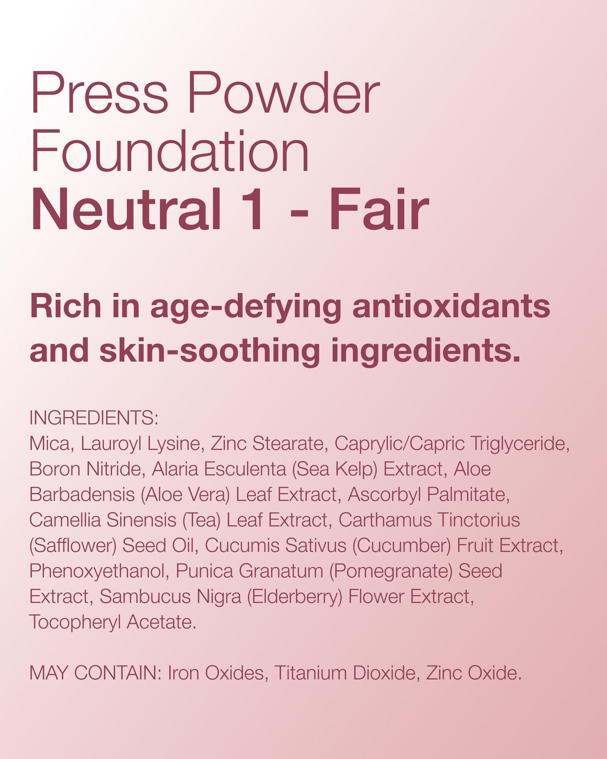 USA-made Mineral Fusion pressed powder foundation packaging highlighting quality standards.