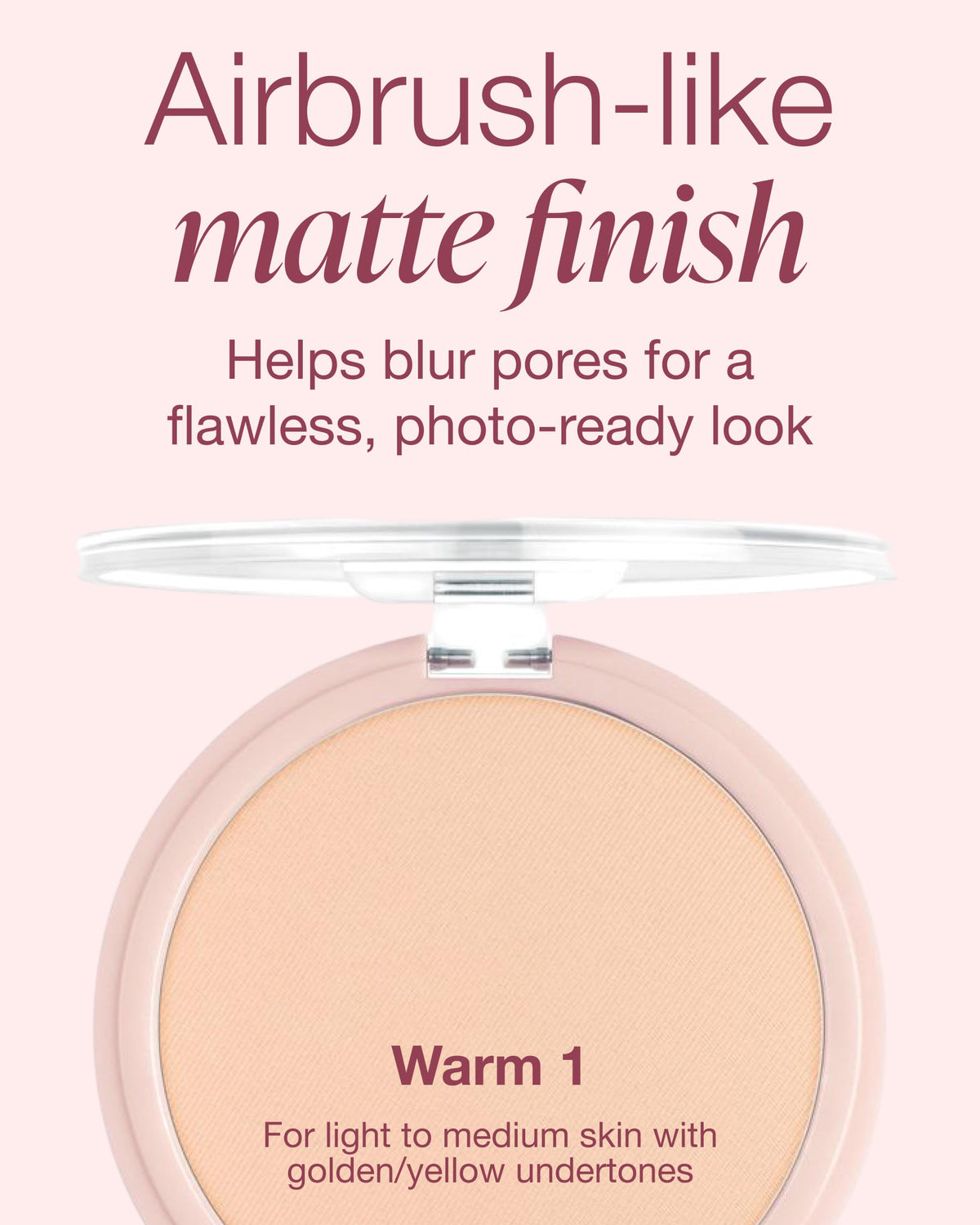 Mineral Fusion Warm 1 swatch on skin shows buildable coverage.