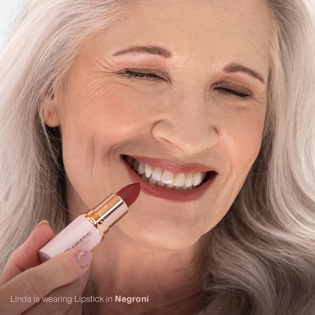 Mineral Fusion Lipstick richly pigmented color for smooth, comfortable lips.