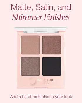 Mineral Fusion Rock Show charcoal greys in matte finish for smoky depth.