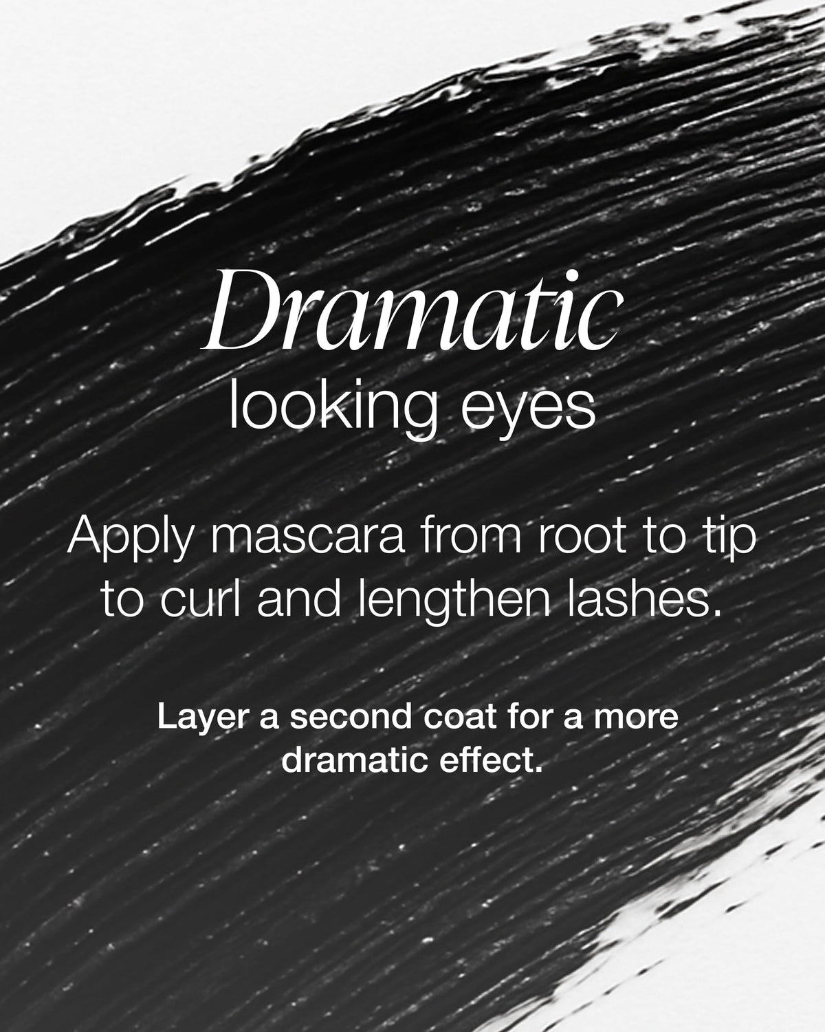 Lashes appear longer with Mineral Fusion So Lifted Mascara for a natural feel