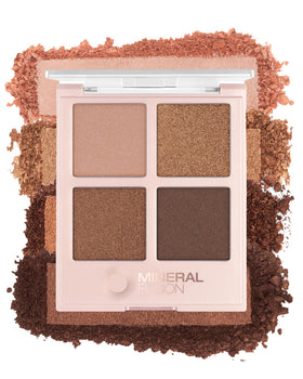 Mineral Fusion Soiree Eyeshadow Palette front cover for quick recognition and glam-ready vibe