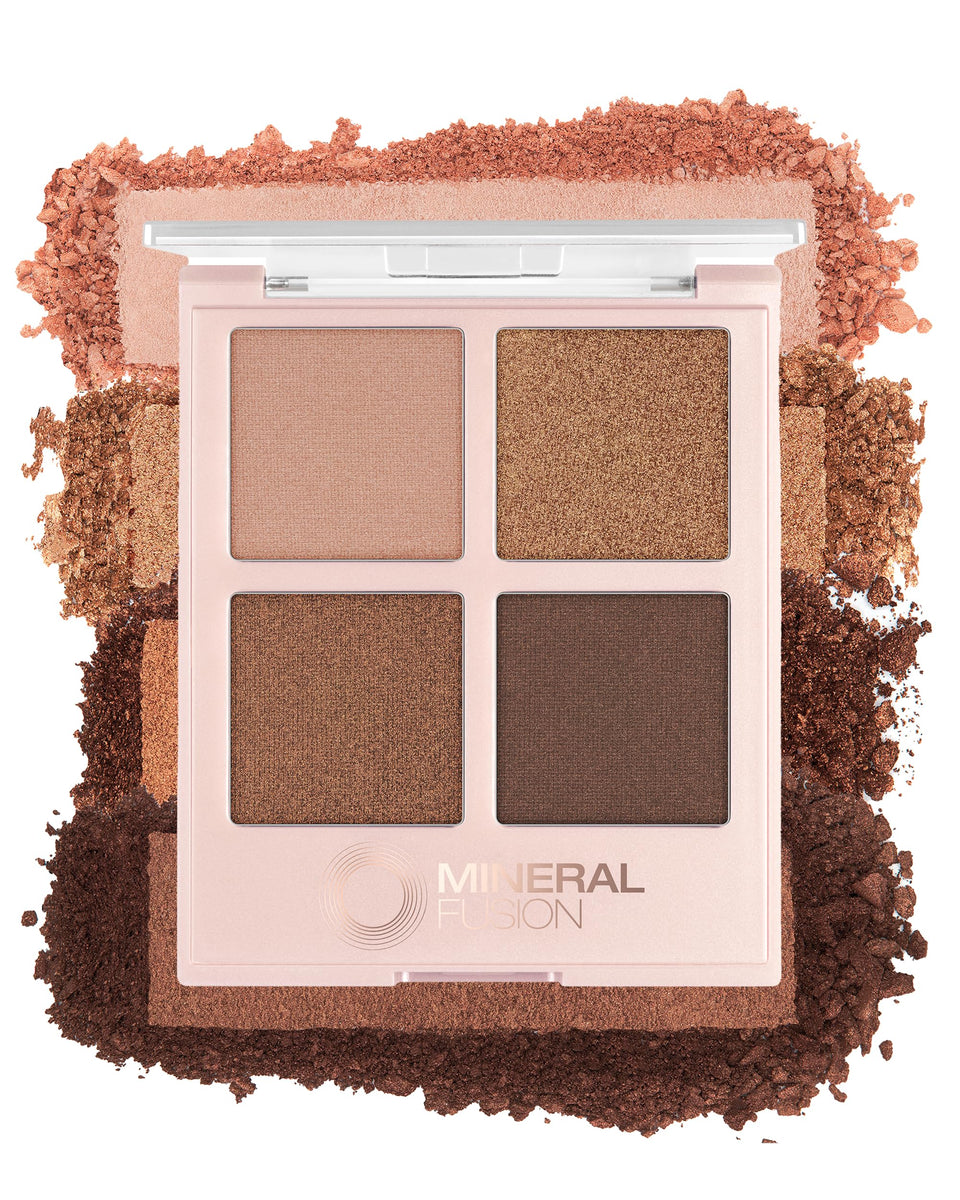 Mineral Fusion Soiree Eyeshadow Palette front cover for quick recognition and glam-ready vibe