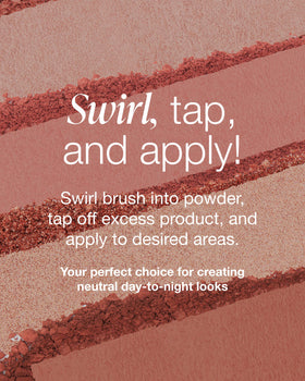 Mineral Fusion crease shade used in everyday neutral look.