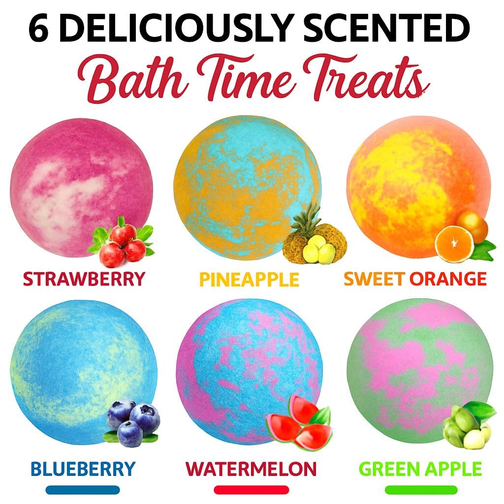 Bubble bath fizz creating bubbles and scent in the tub