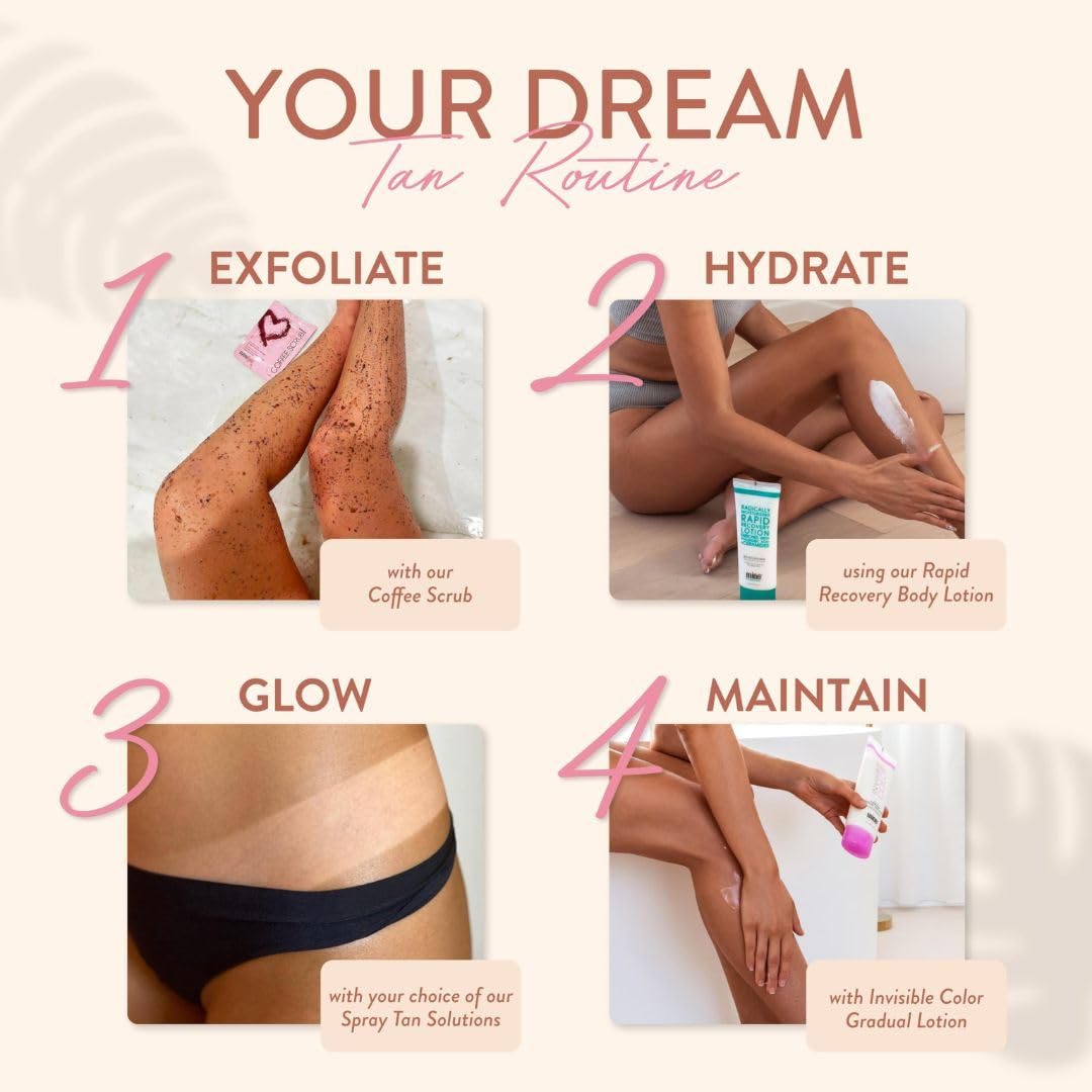 MINETAN 1 Hour Express Tan Formula works across many skin tones