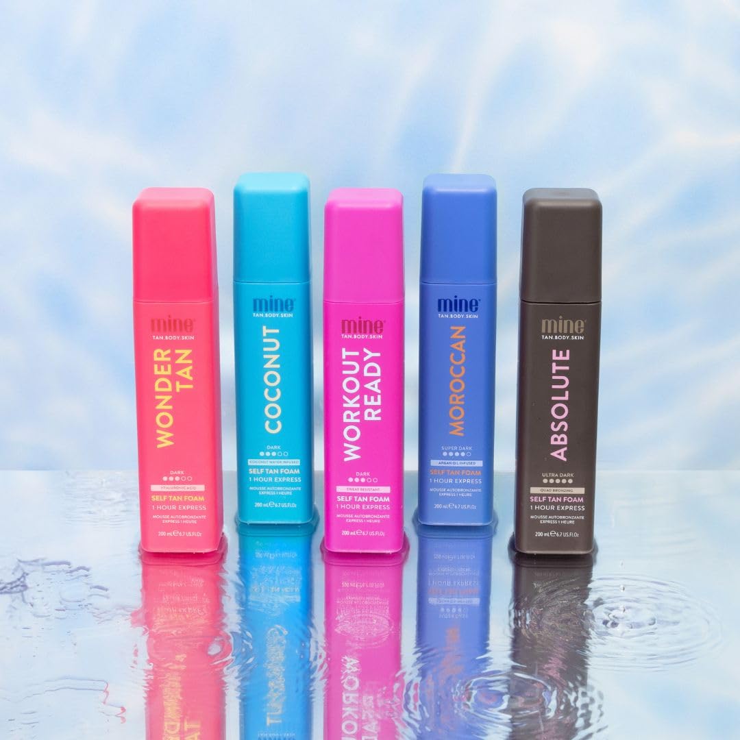 MINETAN BODY.SKIN Absolute packaging conveys premium USA-made quality.
