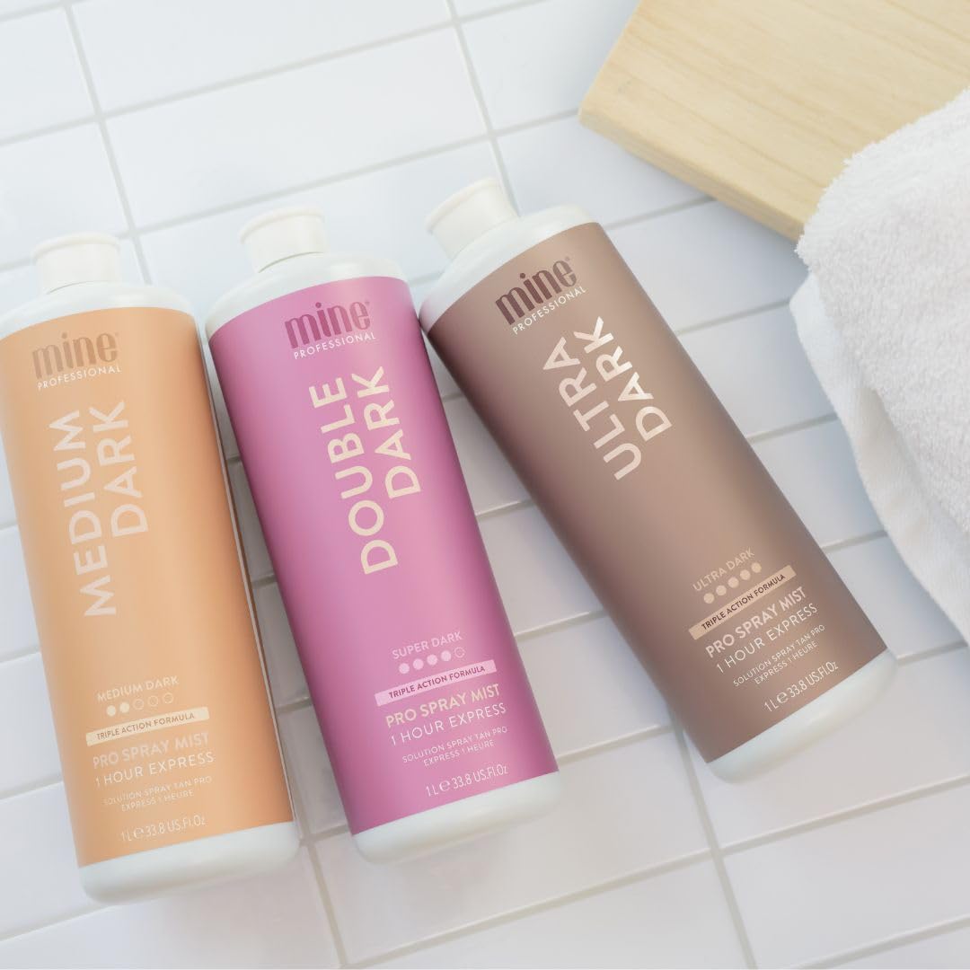MINETAN BODY.SKIN coconut scent tan experience for tropical aroma during application.
