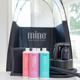 MINETAN BODY.SKIN mobile professional use in client room.