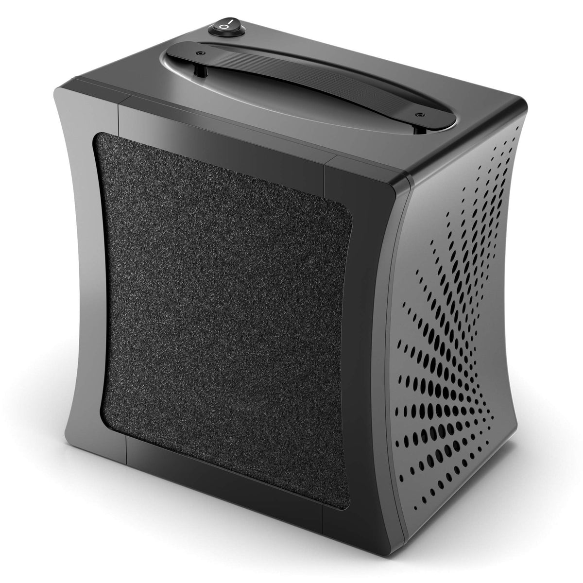 MINETAN BODY.SKIN portable extraction fan unit side view improves airflow.