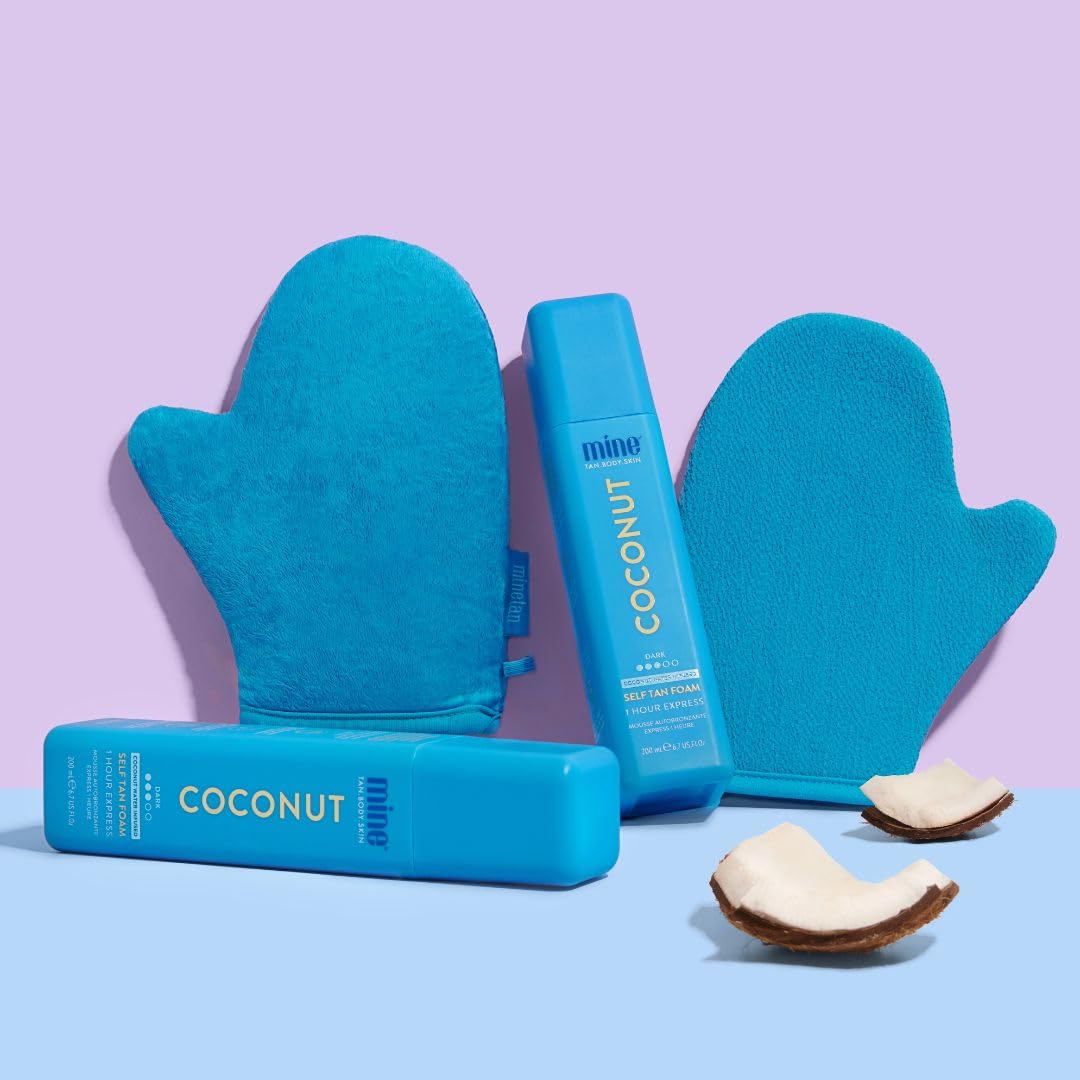 MINETAN BODY.SKIN tropical coconut scent enhances the tanning experience