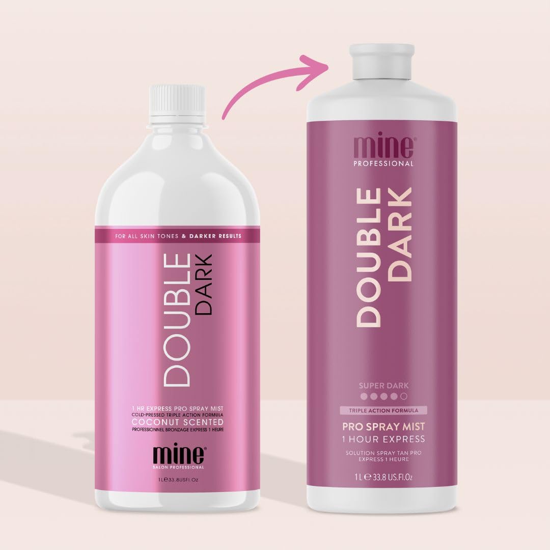 MINETAN Double Dark double coat application guidance for deeper color