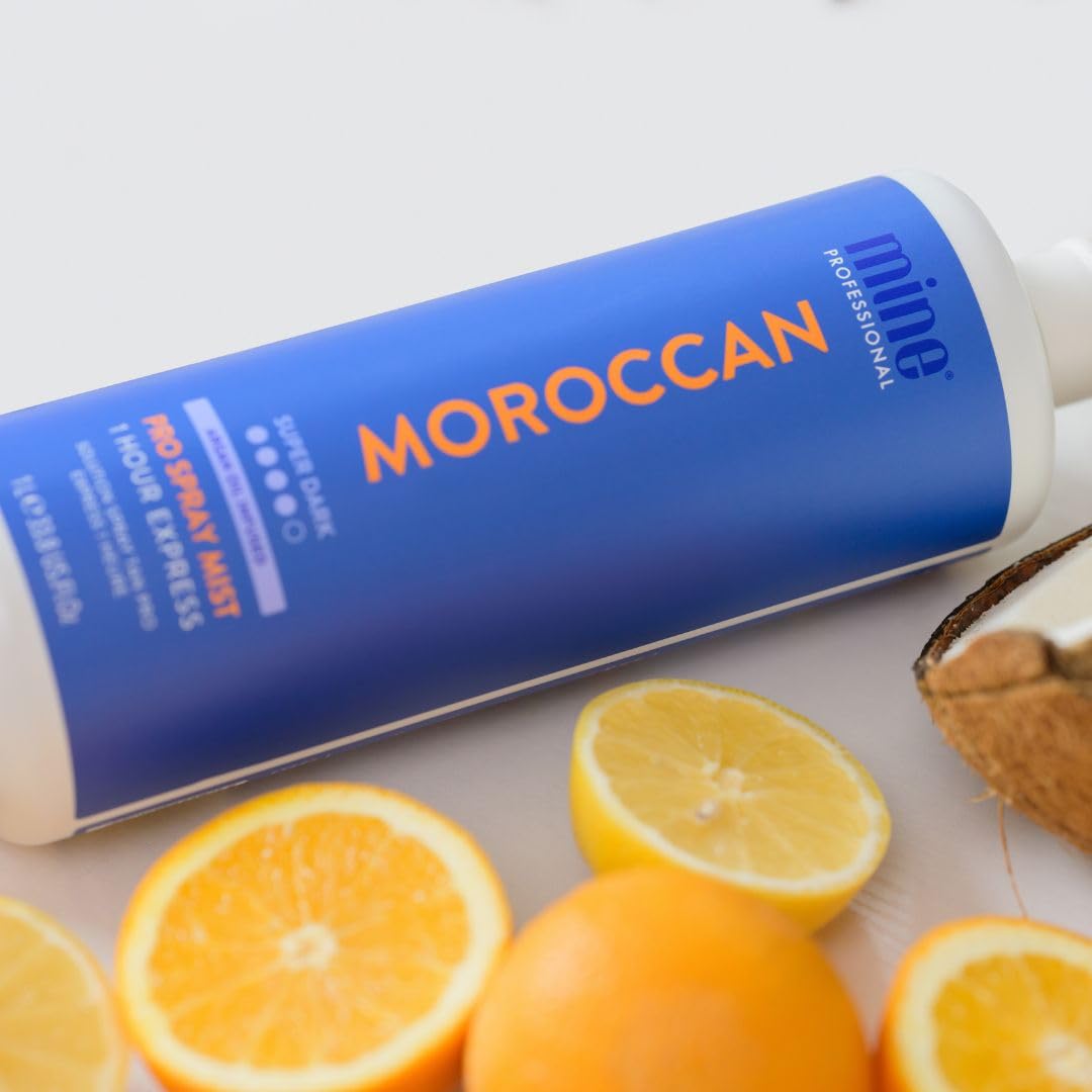 MINETAN 33-8 fl oz bottle is ideal for salon or home use.