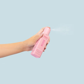 MINETAN Rose Face Tan Mist with Glow Drops detail for custom shade