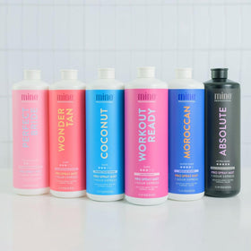 MINETAN salon pro tips spray distance for even application.