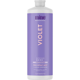 MINETAN Violet bottle pour showing a rich, even bronze finish.