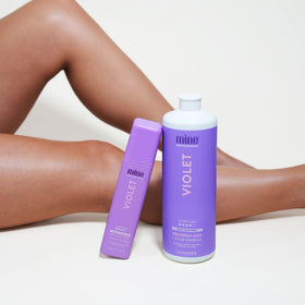 MINETAN Violet daily moisturizer reminder to help maintain hydration.