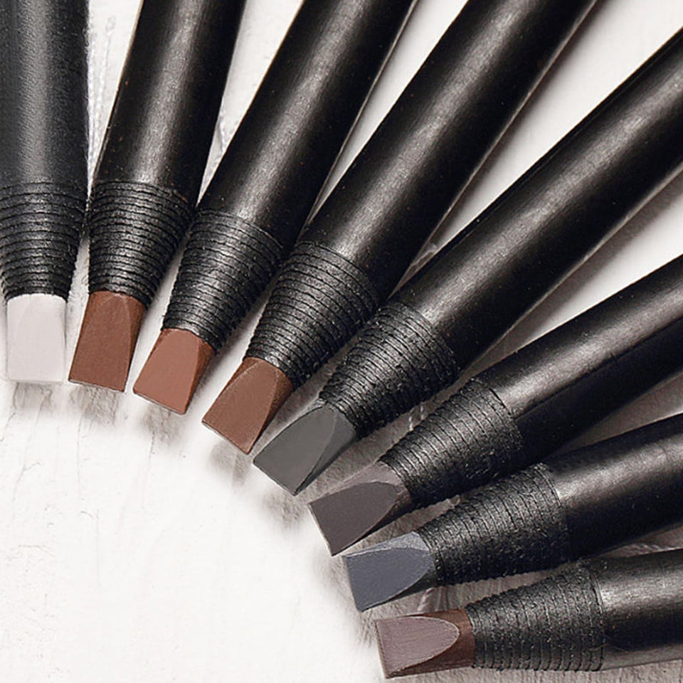 Mingran brow mapping pencil set provides precise outlines for professional microblading.