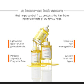 Sleek, frizz-free hair after using Minimalist Frizz Control Complex