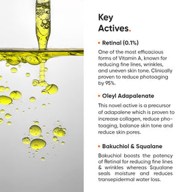 Minimalist serum texture close-up showing light, fast-absorbing formula.