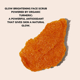 Minimo Glow Citrus Peach texture on skin showing gentle exfoliation benefits.