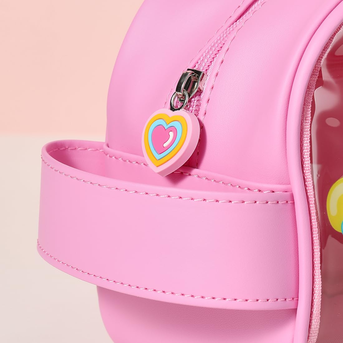 MINISO Powerpuff Girls makeup bag travel-ready for trips and gym days.