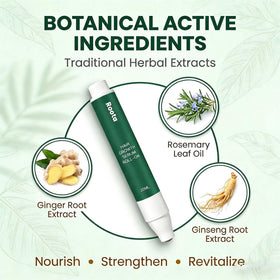 Minnah Roota serum texture close-up shows fast-absorbing, non-greasy application.