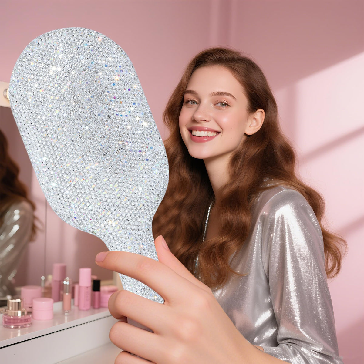 MInovel detangling brush delivers smooth glide through thick and curly hair.