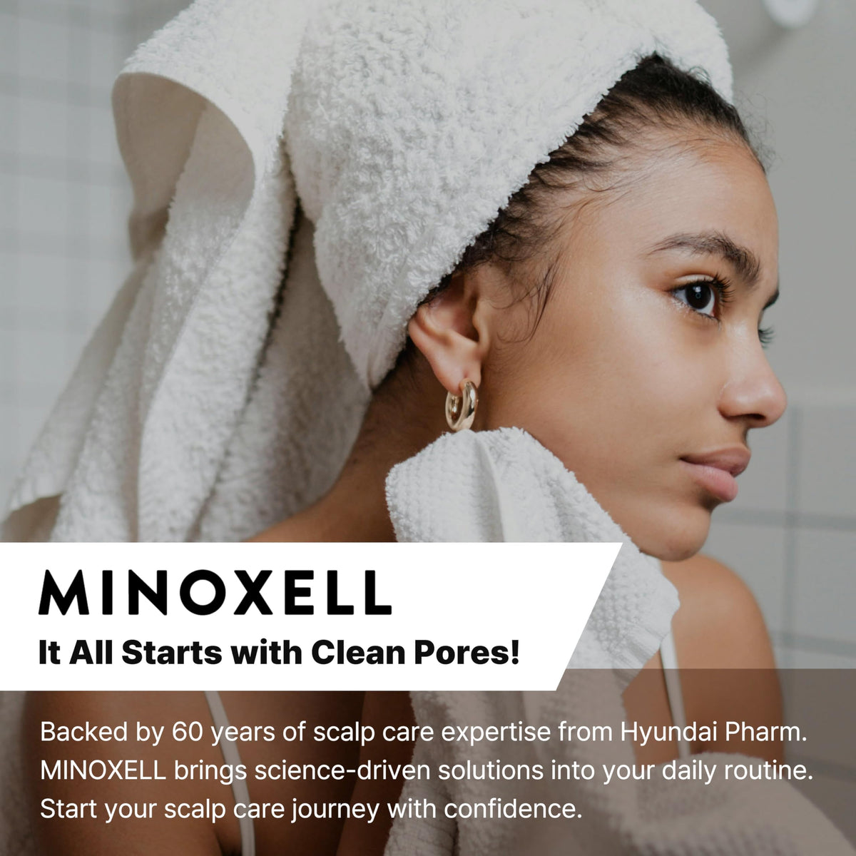 Pair MINOXELL Scalp Intensive Shampoo with Serum for enhanced density and scalp health.