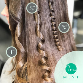 MINT ergonomic soft-grip handle for comfortable curling sessions