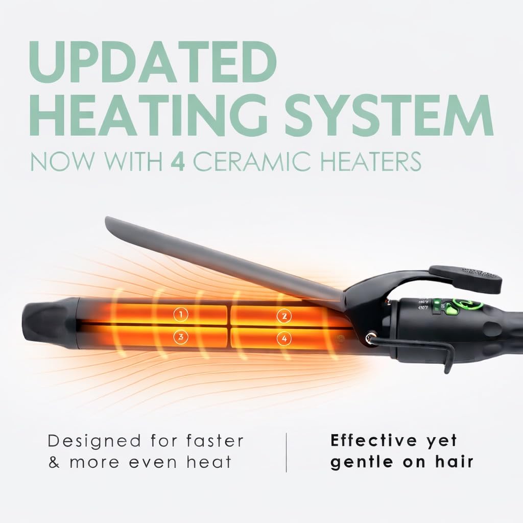MINT Revamp heat indicator light shows readiness cue for efficient styling