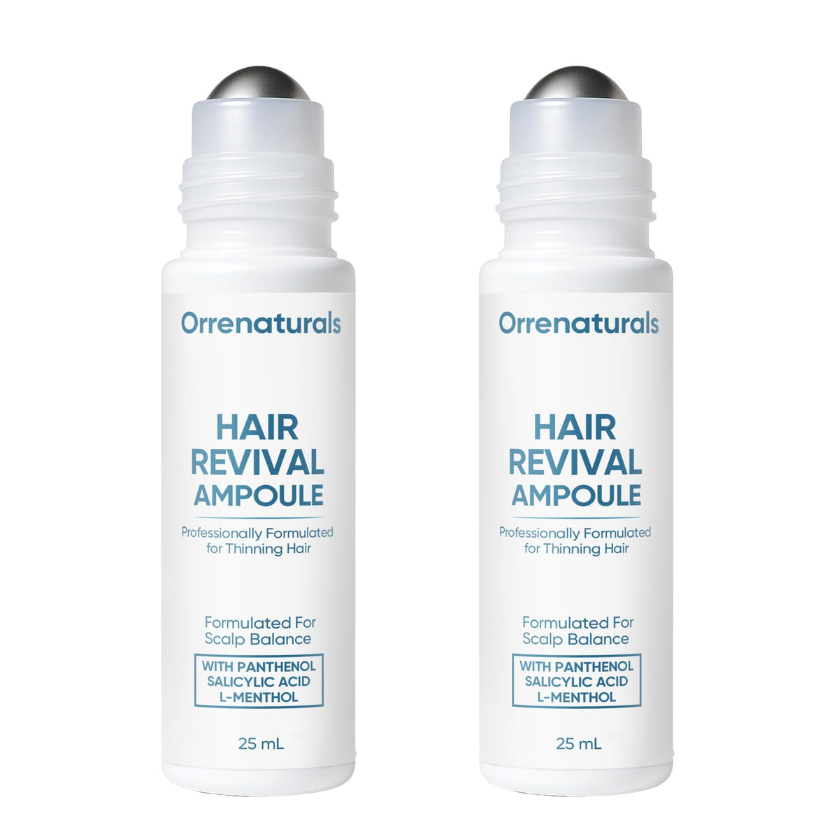 Minyang Orrenaturals hair revival ampoule bottle supports fuller-looking hair