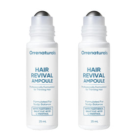 Minyang Orrenaturals hair revival ampoule bottle supports fuller-looking hair