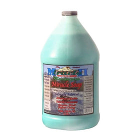 Miracle II Moisturizing Soap close-up lather on skin highlights moisturizing experience.