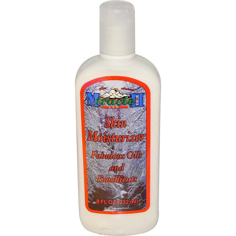 Miracle II Skin Moisturizer bottle for natural hydration and soft, healthy-looking skin.