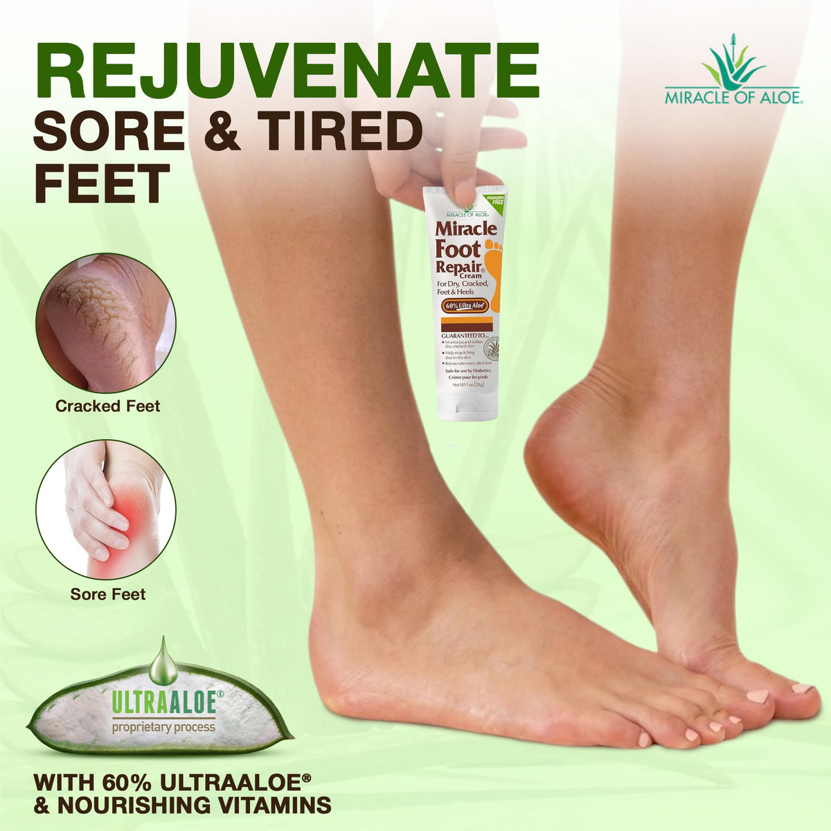 Combo pack front view showcasing two Miracle of Aloe products