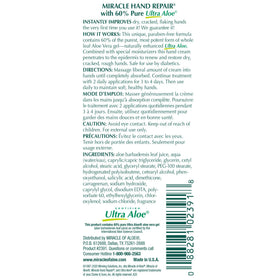 Miracle of Aloe daily moisturizing hand care keeps skin soft day after day