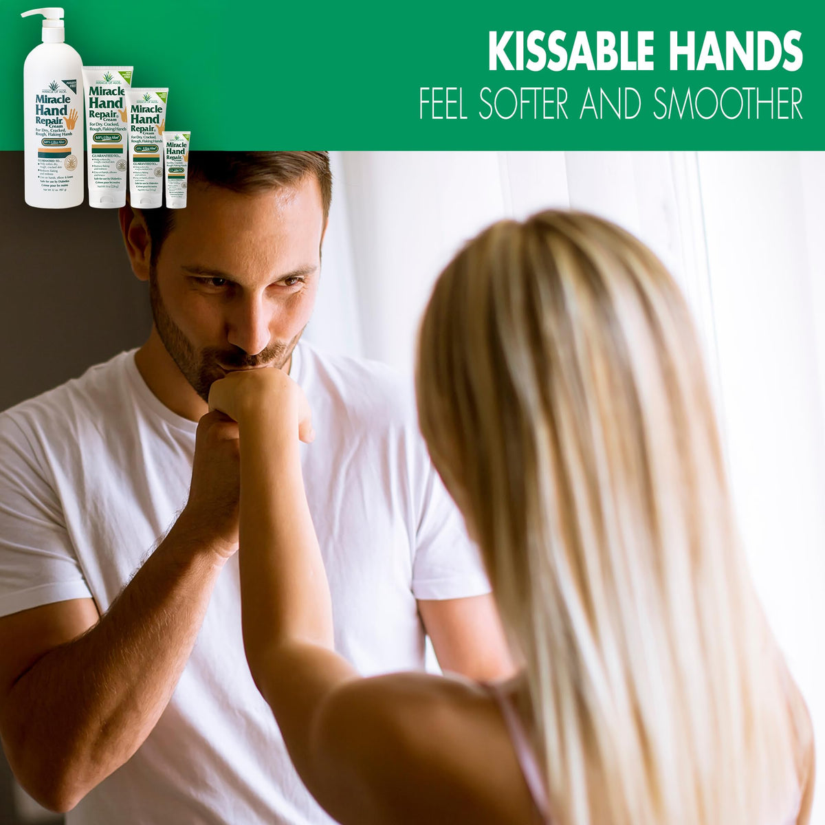 Miracle of Aloe works on elbows and knees with gentle hydration