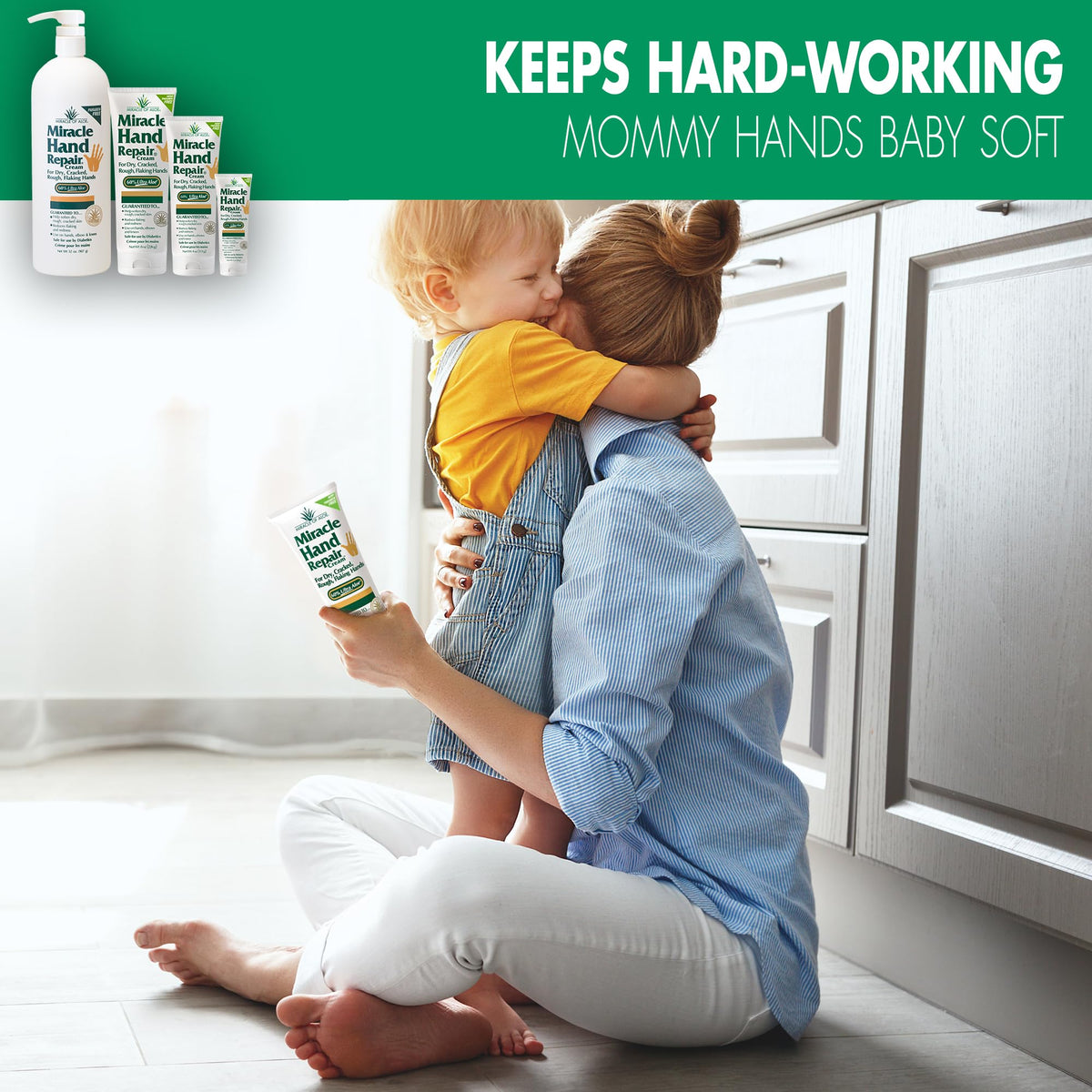 Miracle of Aloe fast-absorbing cream demonstrates quick absorption for all-day comfort