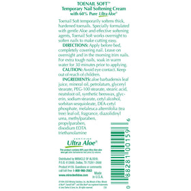Miracle of Aloe nails ready-for-trim after use with smoother, cleaner look