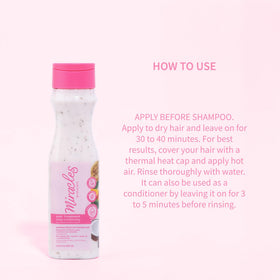 Miracles By Milagros deep-conditioning damage repair on chemically treated hair